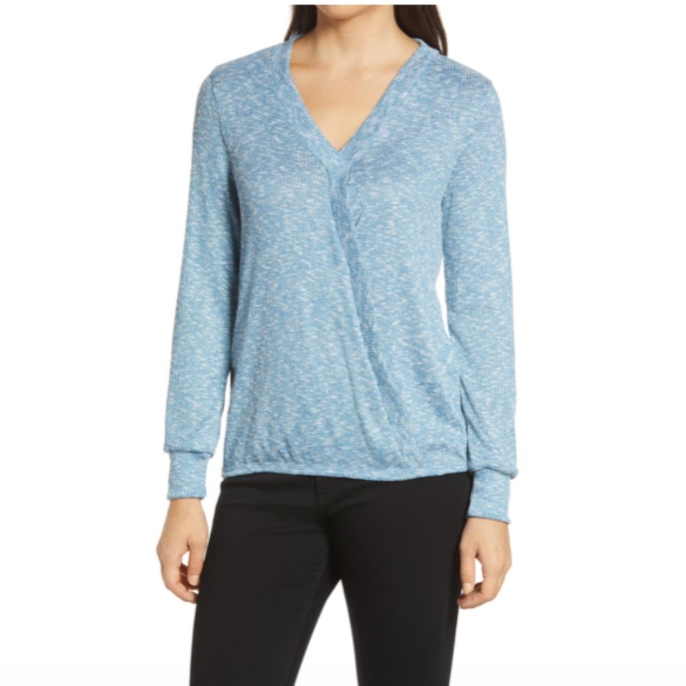 Bobeau Women's Hacci Rib Top